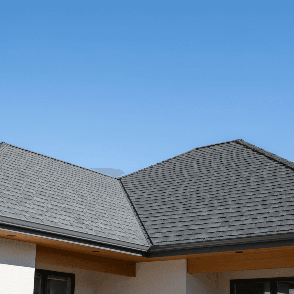 Completed residential roof installation in Utah